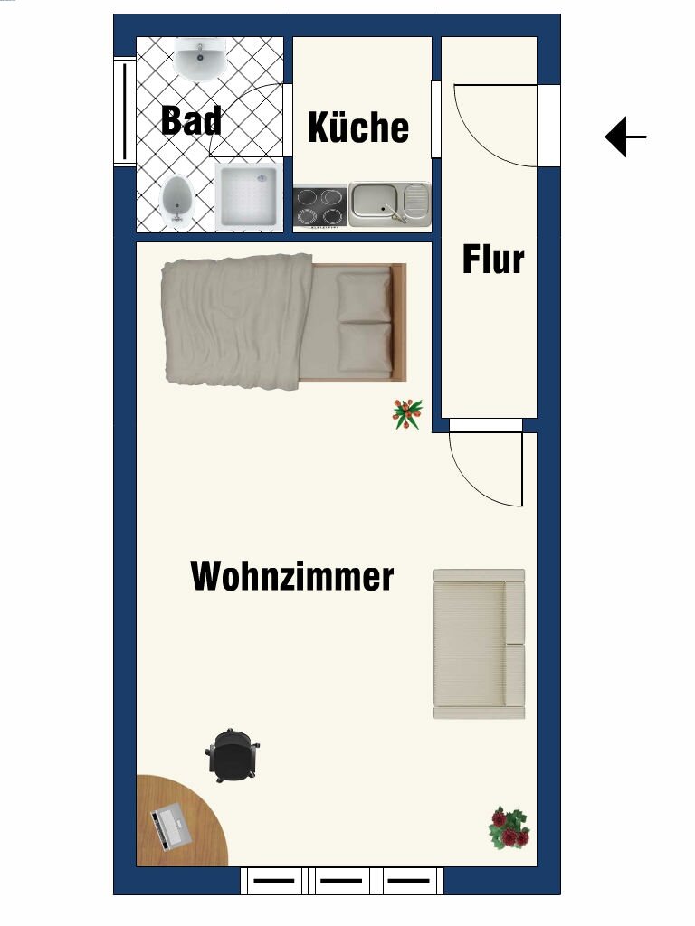 Schickes, helles Apartment in Fulda Innenstadt - Nähe Schlossgarten