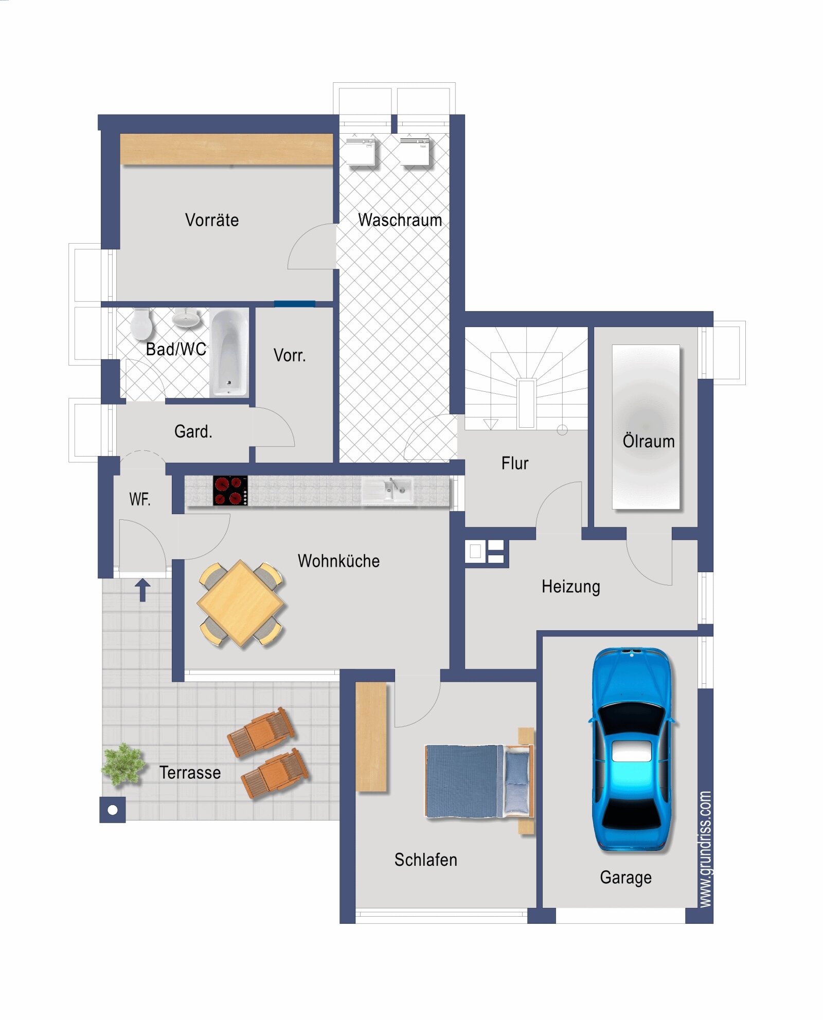 Herrliche 2 Zimmer Wohnung in Flieden