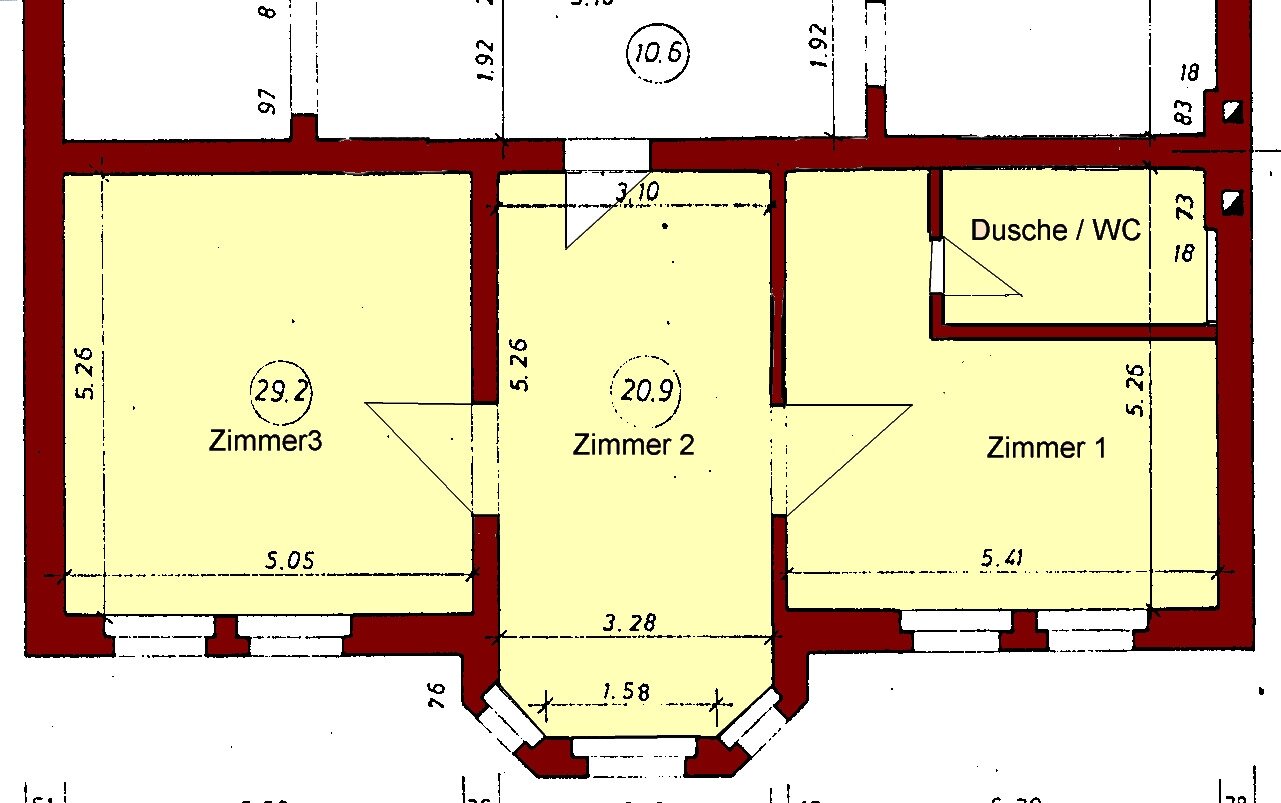 Grundriss 2 OG Rechts